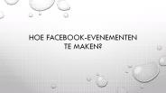Hoe Facebook-evenementen te maken? (1)