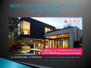 BEST EXTERIOR DESIGNERS IN BANGALORE