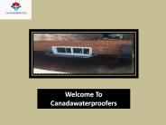 Welcome To Canada Waterproofers