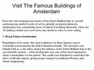 Visit The Famous Buildings of Amsterdam