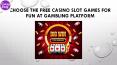 Choose the Free Casino Slot Games for Fun at Gambling Platform PowerPoint PPT Presentation