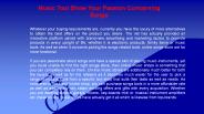Music Tool Show Your Passion Concerning Songs