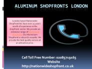 Glass Shop Fronts in London