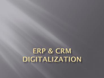 CRM digitalization services USA