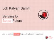 Lok kalyan Samiti: Serving future for the better