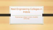 Best Engineering Colleges in Indore - Avantika University