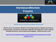 Wireless Power Transmission Market Growing Fast