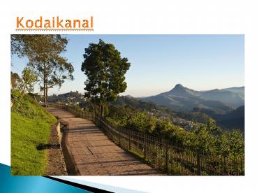 Kodaikanal Weather