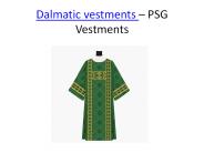 Dalmatic vestments (2)