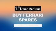 Ferrari Spare Parts