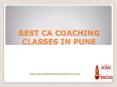 CA Coaching Classes in Pune PowerPoint PPT Presentation