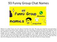Best friend group chat name
