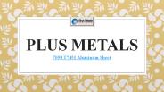 7050 T7451 Aluminium Sheet Suppliers