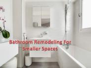 How do you maximize space in a small bathroom?