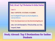 Study Abroad: Top 5 Destinations for Indian Students