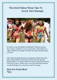 This Holi Follow These Tips To Avoid Hair Damage PowerPoint PPT Presentation