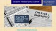Chapter 7 Bankruptcy Lawyer in Pleasant Ridge PowerPoint PPT Presentation