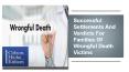 Successful Settlements and Verdicts For Families Of Wrongful Death Victims PowerPoint PPT Presentation