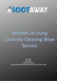 Find The Benefits of Using Chimney Cleaning Biloxi Service