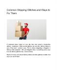 Common Shipping Glitches and Ways to Fix Them PowerPoint PPT Presentation