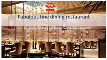 fabulous fine dining restaurant in hyderabad | SVM grand
