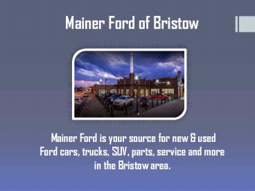 Oklahoma Ford Dealer