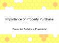 Property Purchase Importance PowerPoint PPT Presentation