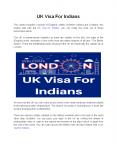 UK Visa For Indians PowerPoint PPT Presentation