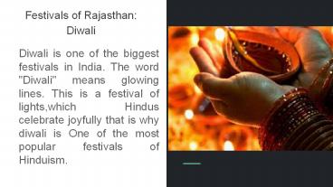 Festivals of Rajasthan: Diwali