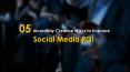 05 Incredibly Creative Ways You Can Improve Your Social Media ROI PowerPoint PPT Presentation