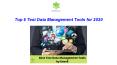 Top 6 Test Data Management Tools for 2020 PowerPoint PPT Presentation