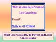 What Can Nations Do, To Prevent and Lower Cancer Deaths PowerPoint PPT Presentation