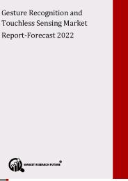 Gesture Recognition and Touchless Sensing market