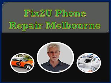 Fix2U Phone Repair Melbourne