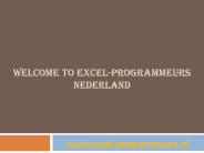 Excel Specialist