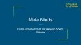 Introduction Of Meta Blinds PowerPoint PPT Presentation