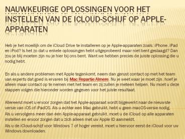 Apple store reparatie ontvang de online hulp