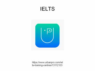 IELTS Coaching in Chandigarh @Urbanpro