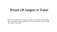 Breast Lift Surgery in Dubai