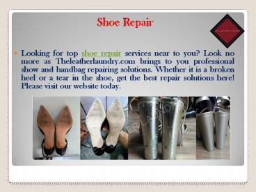 Shoe Repair