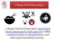 Take Out & Delivery Menu – J Wong’s Thai & Chinese Bistro PowerPoint PPT Presentation