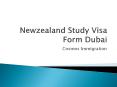 Newzealand Study Visa From Dubai | Cosmos Immigration PowerPoint PPT Presentation