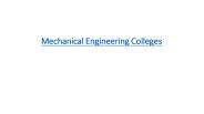 Mechanical Engineering Colleges (1)