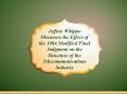 Jeffery Whippo Discusses the Effect of the 1984 Modified Final Judgment on the Structure of the Telecommunications Industry PowerPoint PPT Presentation