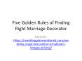 How To Find a Right Wedding Decorator PowerPoint PPT Presentation