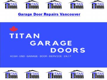 Garage Door Repair Vancouver