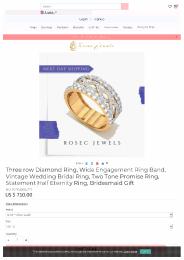 Three row Diamond Ring