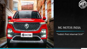 MG Hector Price