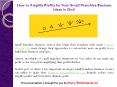 How to Amplify Profits for Your Small Franchise Business Ideas in Goa? PowerPoint PPT Presentation