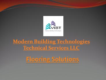 Flooring and Skirting Solutions By MBT